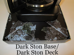 Coffee Station Dark Ston, Coffee Station Overflow Deck Coffee Accessory, perfect coffee lovers gift or for your coffee bar decor.